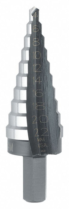 Step Cone Drill 4mm to 22mm HSS