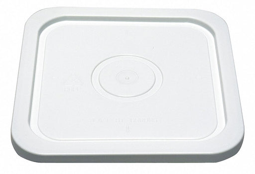 Plastic Pail Lid White HDPE 10 5/16 in