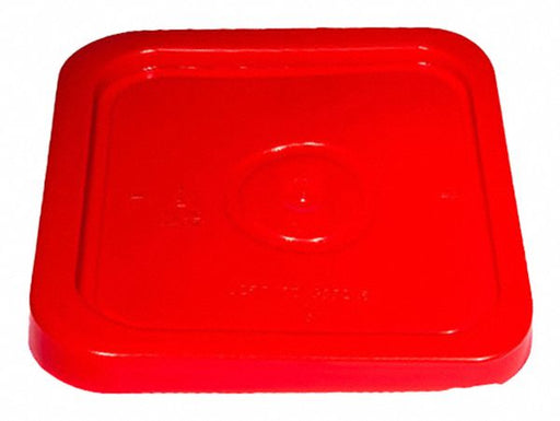 K4871 Plastic Pail Lid Red HDPE 10 5/16 in