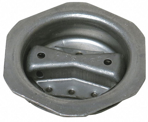 Drum Plug 2 in OD Steel Gray PK10