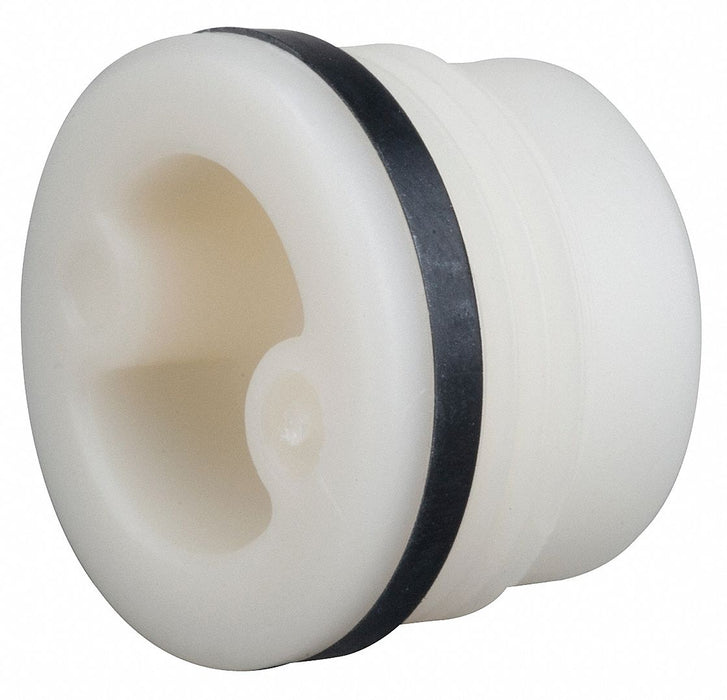 DrumPlug 0.75inOD Nylon White PK10