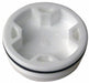 DrumPlug 2 OD Polypropylene Wht PK10