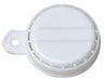 Capseal White Round Steel Drums PK10