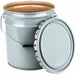 StoragePail 11.25inOD Gray 13.375inH