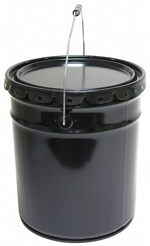 Pail Steel Black Open Head