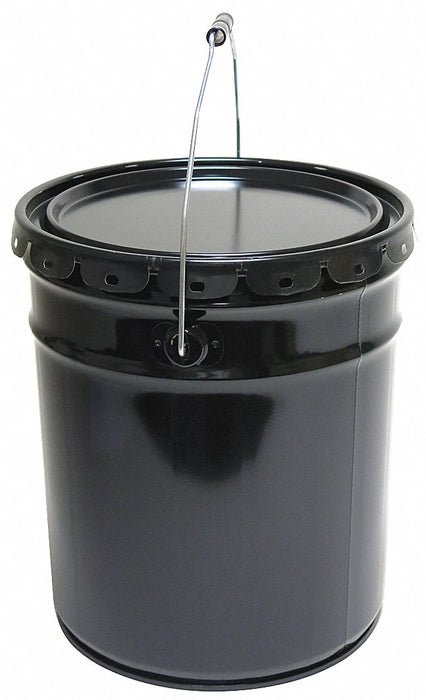 StoragePail 11.25inOD Black 13.375inH
