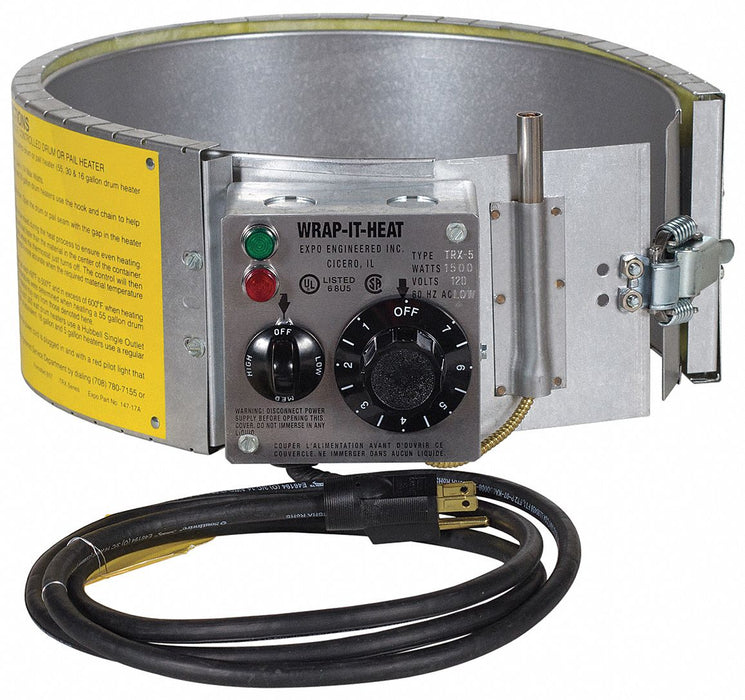 Pail Heater 35.375 in L 115V AC