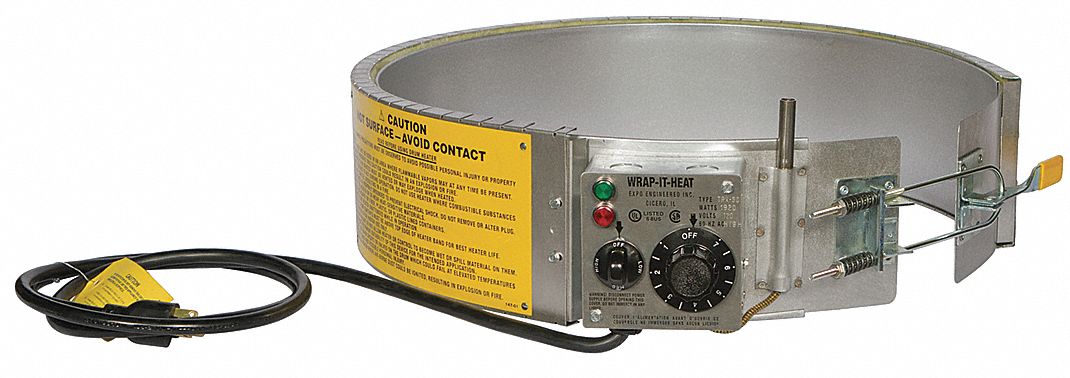 Drum Heater 58.125 in L 115V AC