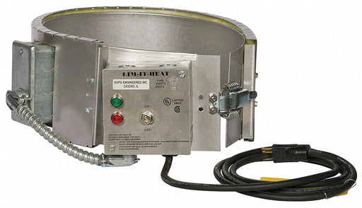 Pail Heater 35.375 in L Steel 115V AC
