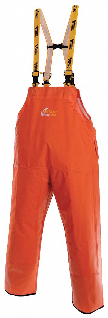 G5394 Rain Bib Overall Unrated Orange XL