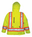 G5393 Rain Jacket Class 3 Green L