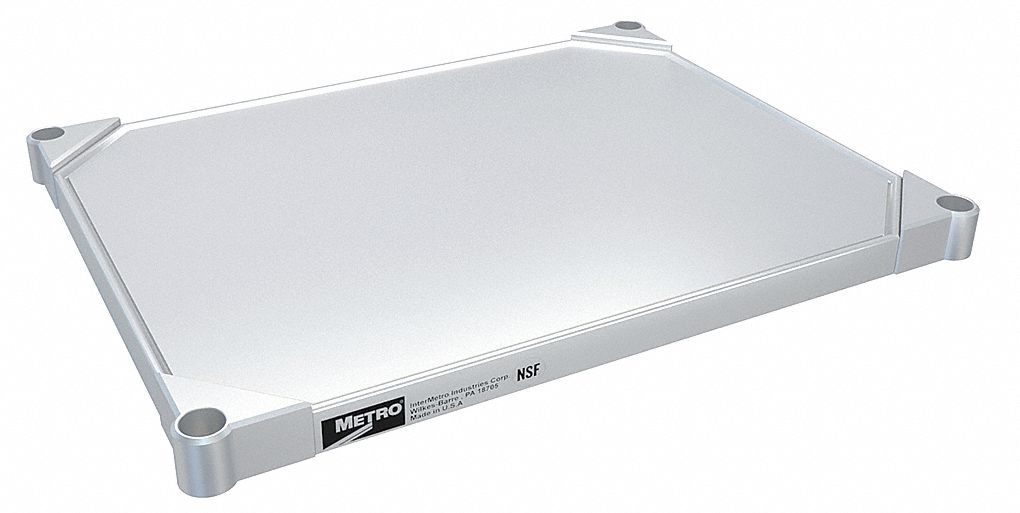 Autoclvbl Solid Shelf 24x1 1/2x60 in PK4