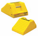 Wheel Chock 10-19/32In H Urethane Yellow
