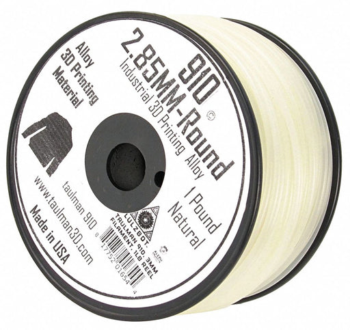 Alloy 910 Natural 3mm Filament 1lb