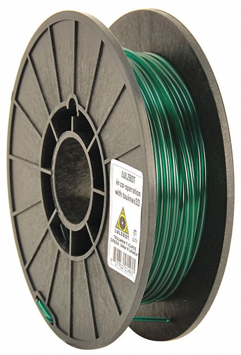 T-Glase Green 3mm Filament 1lb Reel