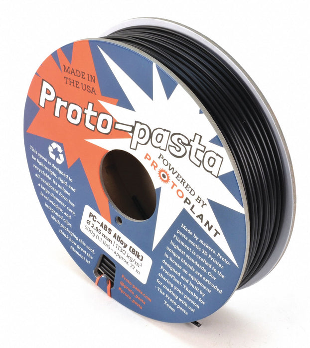 PC-ABS Alloy Blck 3mm Filament 500g Reel