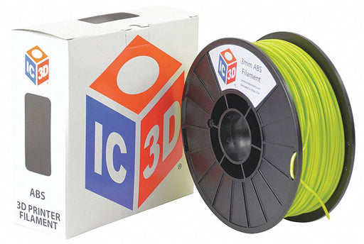 N0038 ABS Filament Green 3mm 1kg Reel
