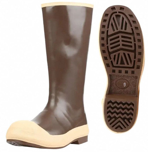 D0341 Rubber Boot Men s 11 Knee Brown PR
