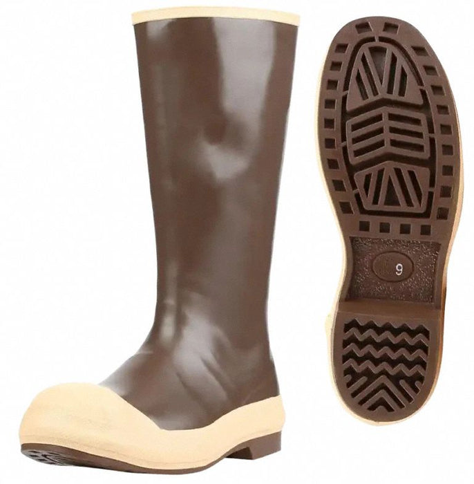 D0341 Rubber Boot Men s 11 Knee Brown PR
