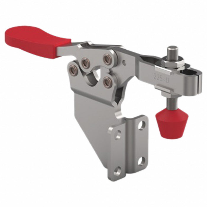 Hold-Down Clamp Steel Red Handle