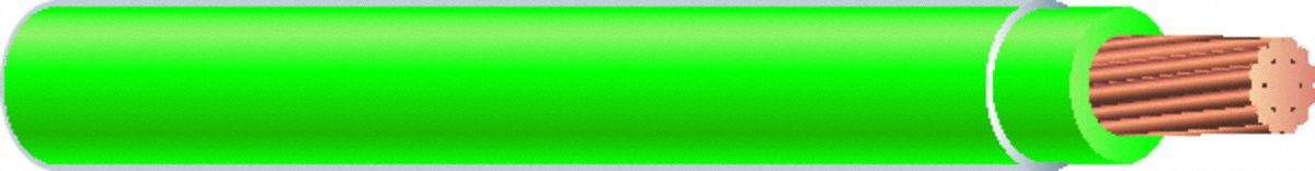 N0825 Wire THHN THWN Stranded Green 12AWG 25ft