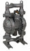 Dbl Diaphragm Pump FNPT TPV 3/4in 164gpm