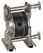 DblDiaphPmp FNPT PTFE/SSteel 1/4in 14gpm