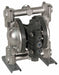 DblDiaphPmp FNPT PTFE/SSteel 1/4in 32gpm