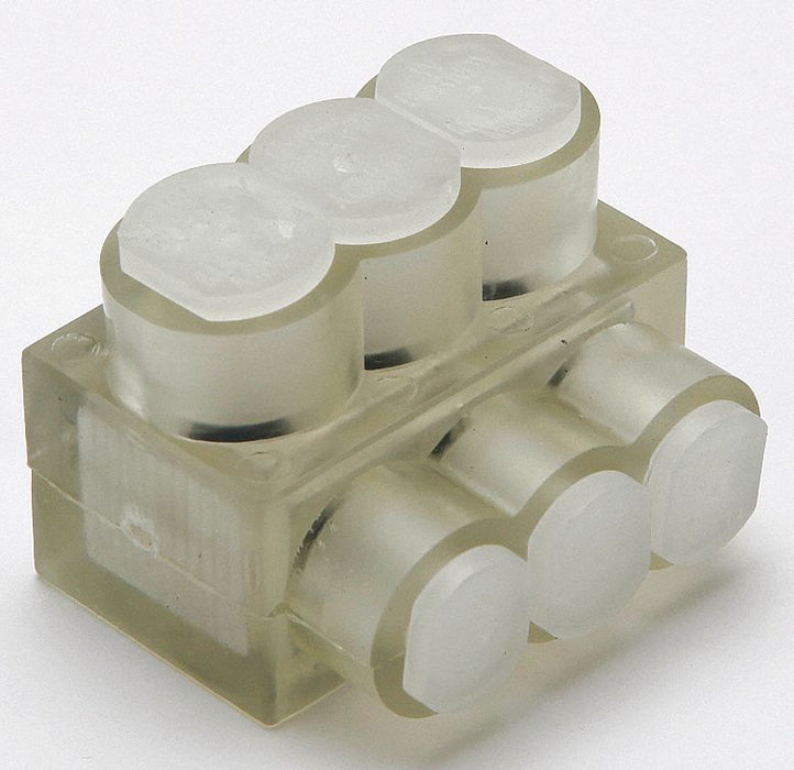 MultitapConnector Alum Clear Hex 3Port