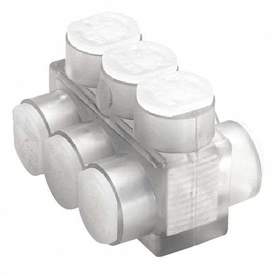 MultitapConnector Alum Clear Hex 3Port