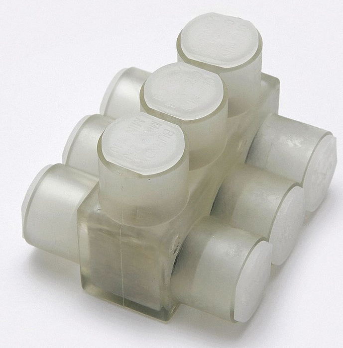 MultitapConnector Alum Clear Hex 3Port