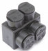 MultitapConnector Alum Blk Hex 2Port