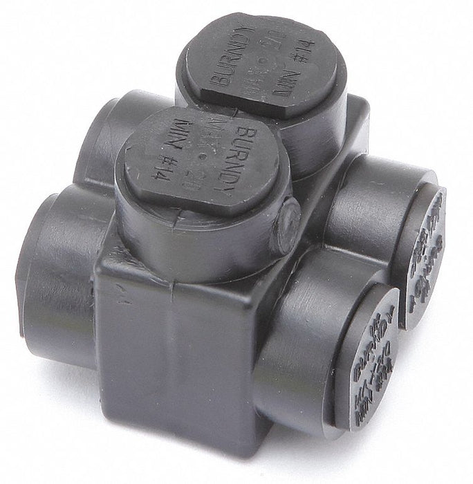 MultitapConnector Alum Blk Hex 2Port