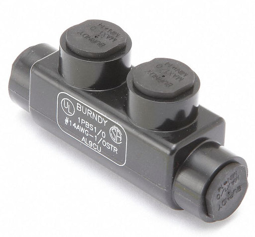 MultitapConnector Alum Blk Hex 2Port