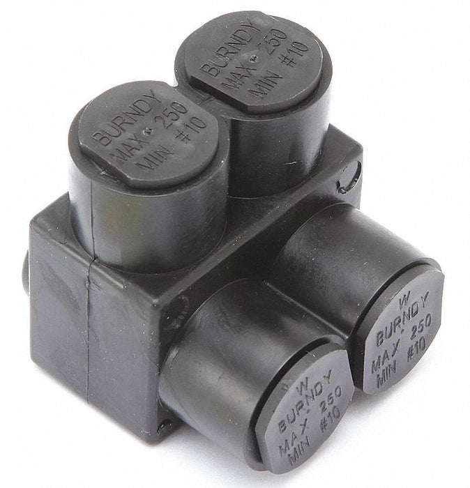 MultitapConnector Alum Blk Hex 2Port