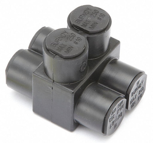 MultitapConnector Alum Blk Hex 2Port