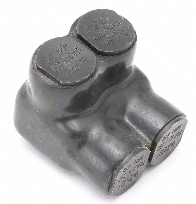 MultitapConnector Alum Blk Hex 2Port