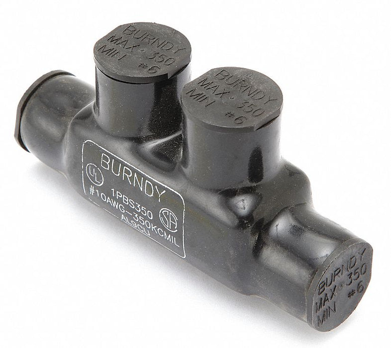 MultitapConnector Alum Blk Hex 2Port