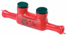 MultitapConnector Aluminum Red Hex 2Port