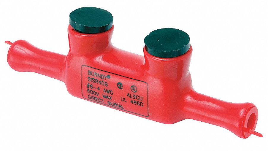 MultitapConnector Aluminum Red Hex 2Port