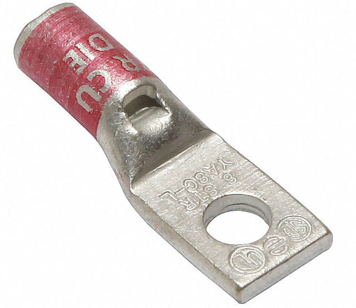 OneHoleLugCmprsnConn STD Red 49