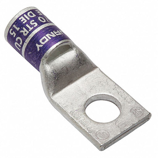 OneHoleLugCmprsnConn STD Purple 15