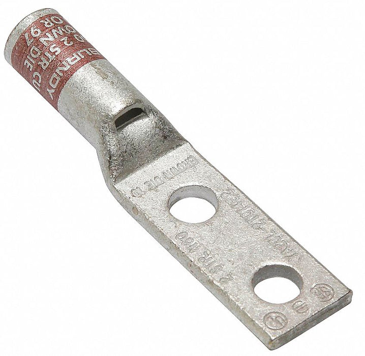 TwoHoleLugCmprsnConn STD Brown 10