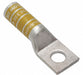 OneHoleLugCmprsnConn Long Yellow 16