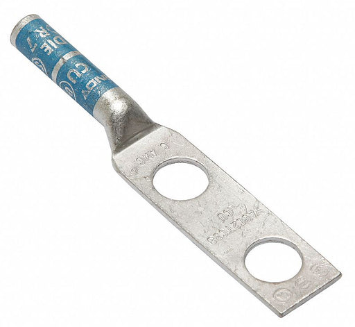 TwoHoleLugCmprsnConn Long Blue 374/7