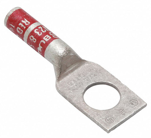 OneHoleLugCmprsnConn Long Red 49