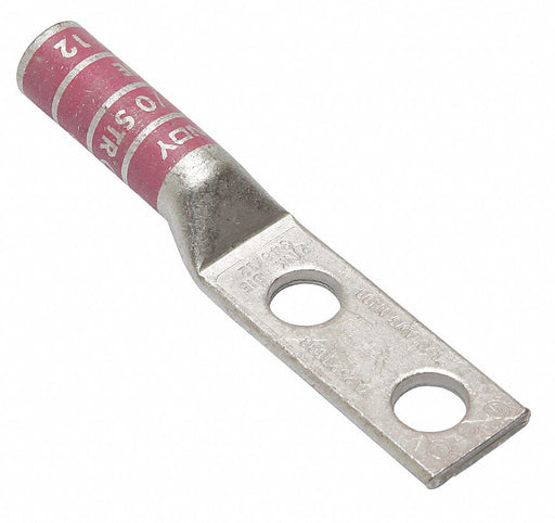 TwoHoleLugCmprsnConn Long Pink 12/348