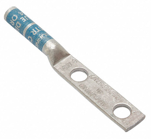 TwoHoleLugCmprsnConn Long Blue 374/7
