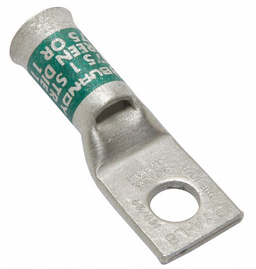 OneHoleLugCmprsnConn STD Green 1018/11