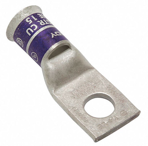 OneHoleLugCmprsnConn STD Purple 1022/15
